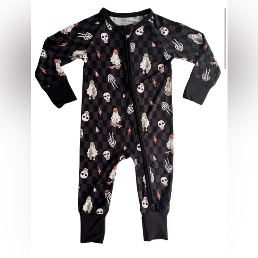 Halloween-Themed Kids Pajama Footies